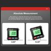 Angle Finder 4-Side Magnetic Level Box With Backlight Angle Measurement Tool For Woodworking Golf Home Renovation Door