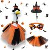 Porch Halloween Colorful  Skirt Women's Hooded  Costume