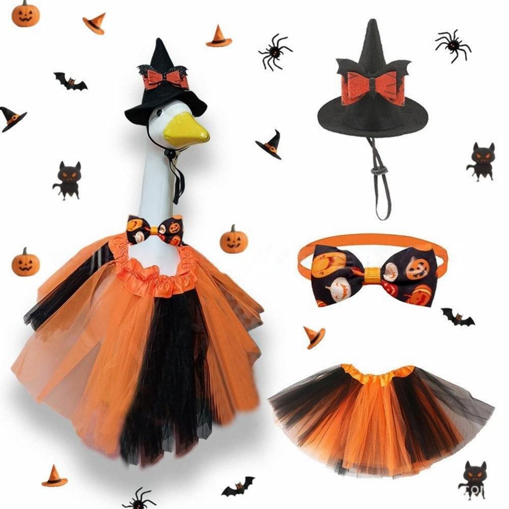 Porch Halloween Colorful  Skirt Women's Hooded  Costume