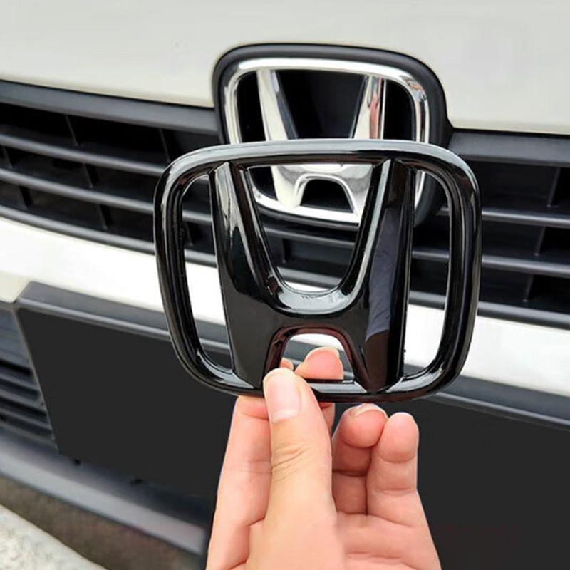 Car Front Rear Logo Auto Grille Emblem Sticker Accessories For Honda CR-V STEPWGN Civic Accord City XR-V Envix ODYSSEY VEZEL Fit