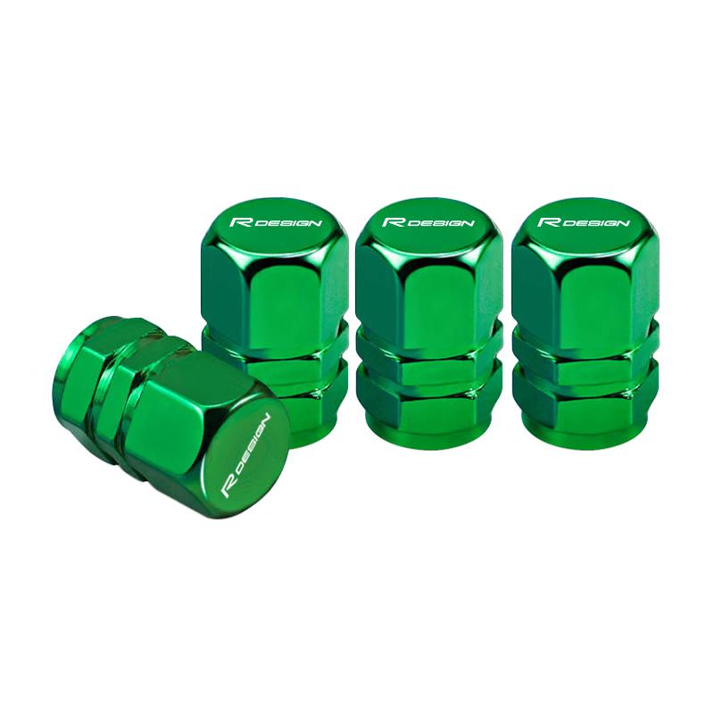 4Pcs Metal Car Wheel Tire Valve Caps Dustproof Cover For Volvo XC90 XC40 XC60 V60 V70 V90 V40 EC40 EX40 S80 S60 S90 XC70 C30 C70