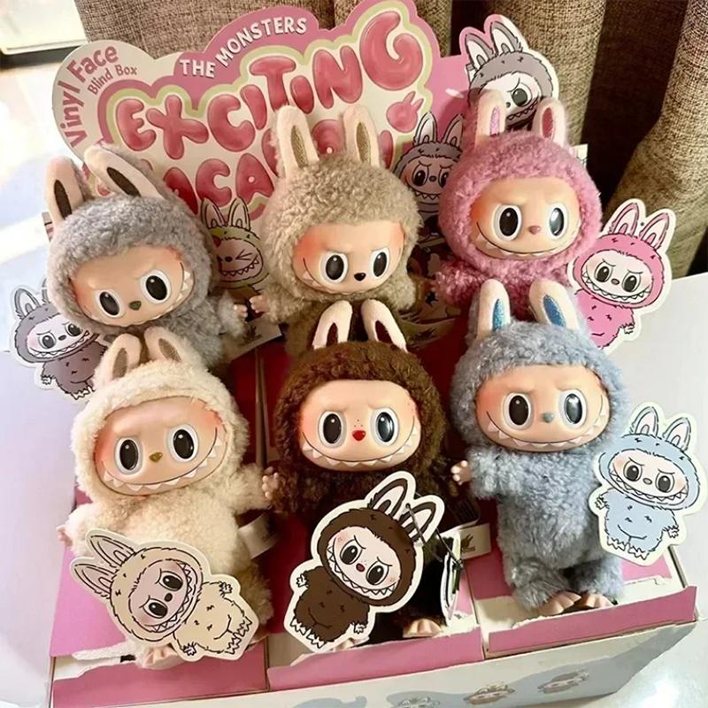 Labubu The Monsters Have A Seat Series Vinyl Plush Pendant Keychain Blind Box Toys Mystery Box Mistery Caixa Action Figure