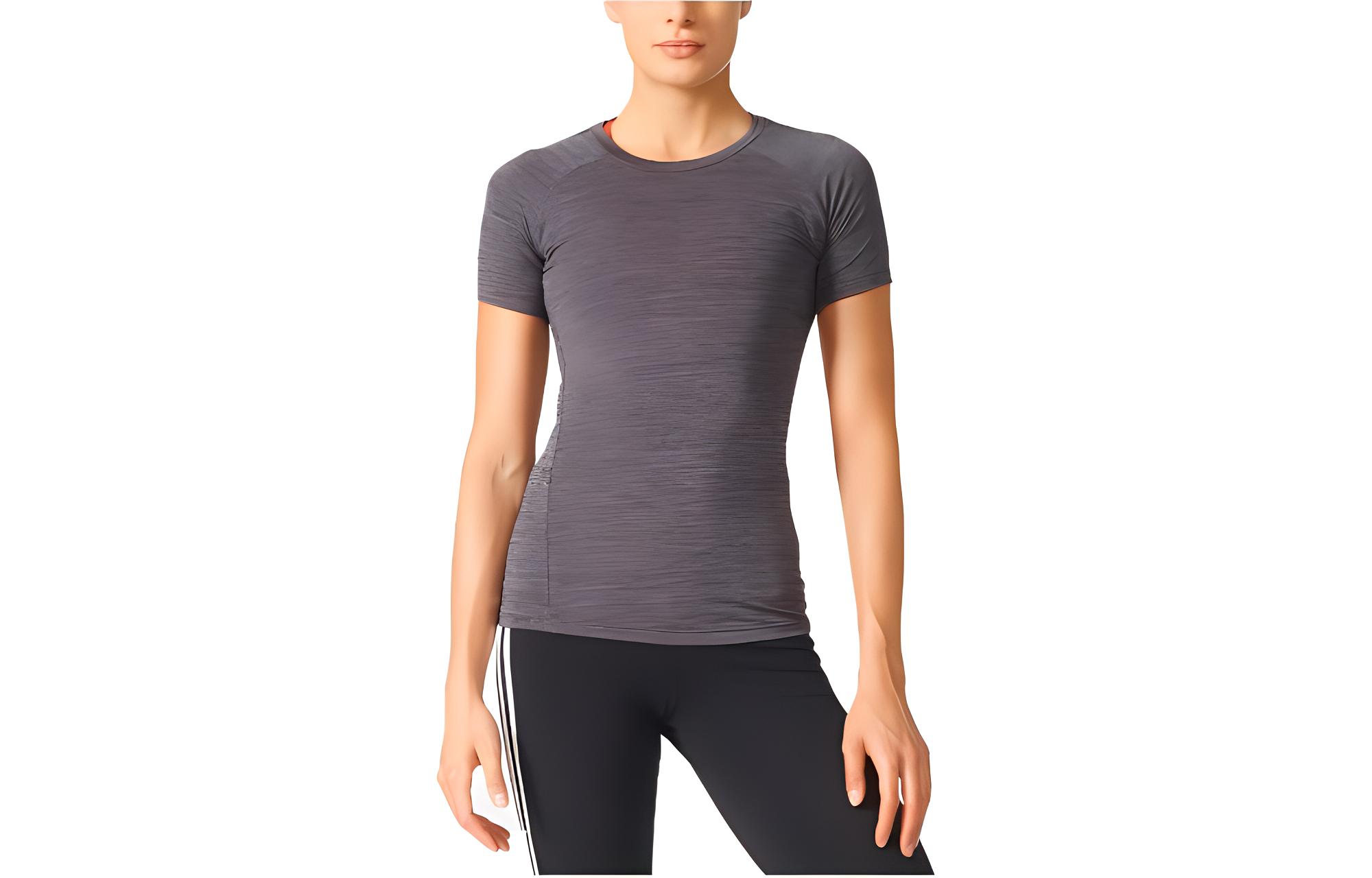 

Adidas T Shirt Women s Shadow Trace Gray BK2671 S