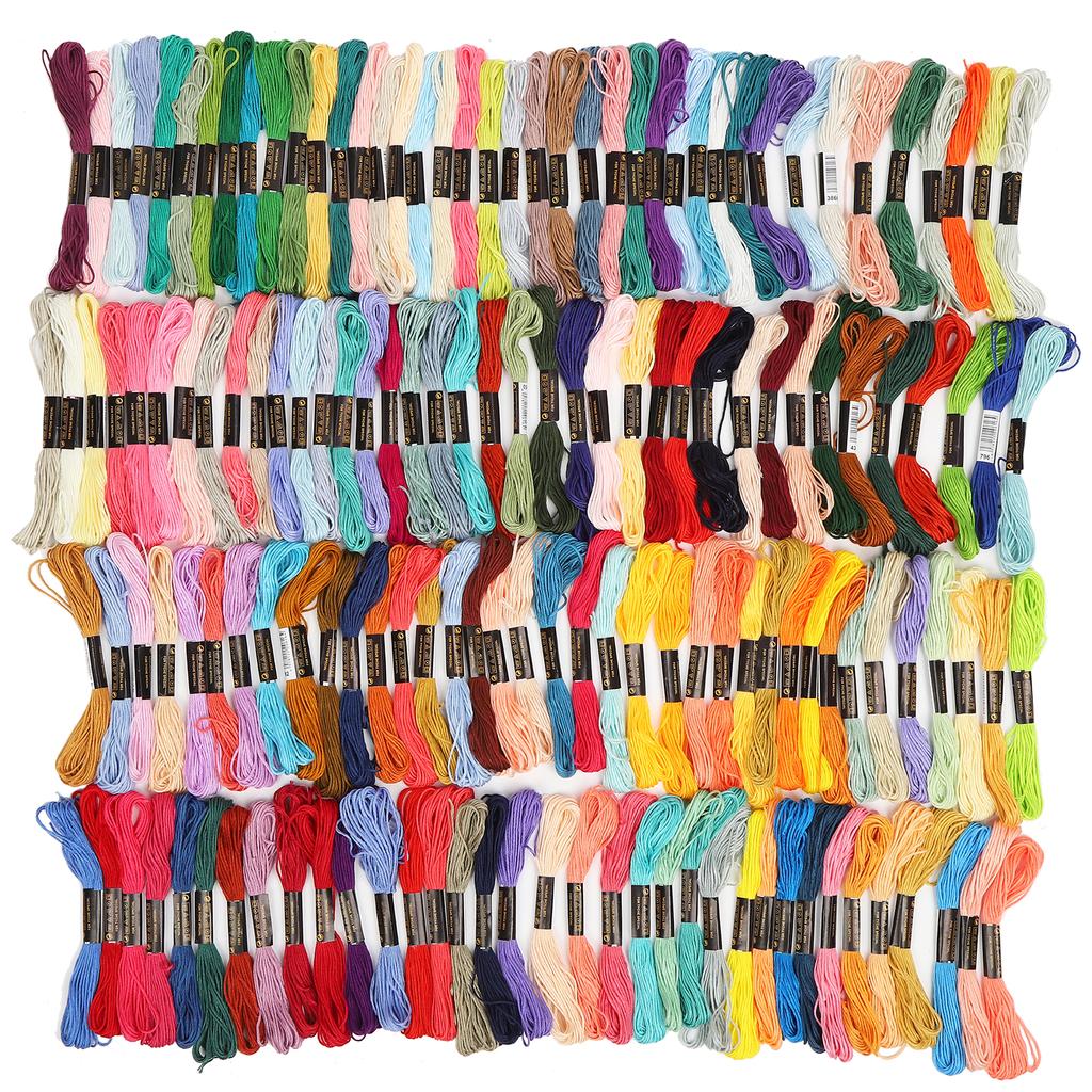 150Pcs Sewing Thread Colorful Polyester Material Household Hand Made Needlework Supplies