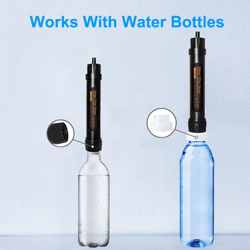 Portable Outdoor Water Filter Straw Water Filter For Survival Or Emergency Supplies Activated Carbon Fiber Sewage Processor