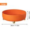 360 Rotating Tray Kitchen Storage Containers for Spice Jar Snack Food Tray Bathroom Storage Box Non Slip Cosmetics Organizer