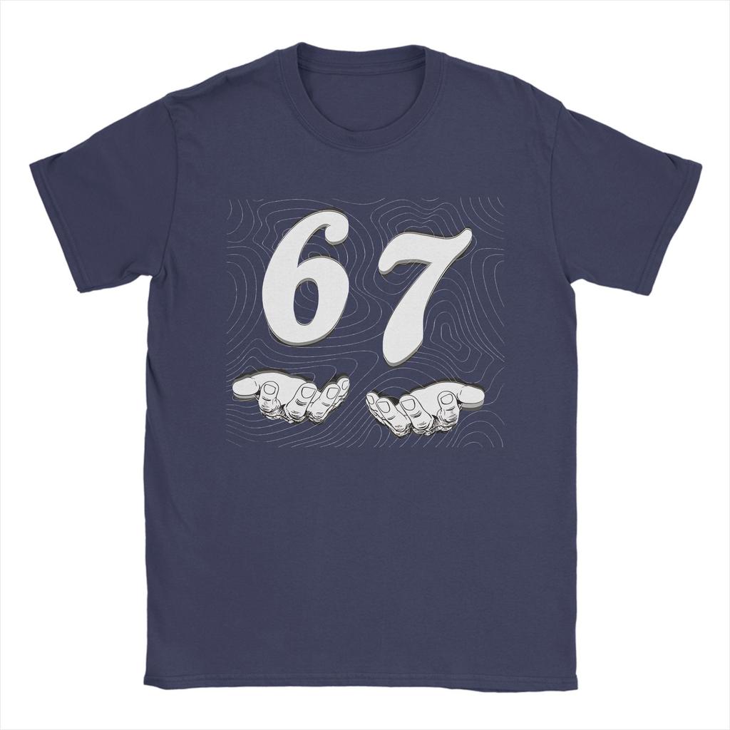Men Women's Funny Six Seven 6 7 Meme T Shirt  Cotton Clothes Leisure Short Sleeve Round Neck Tee Shirt Summer T-Shirt
