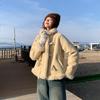 Korean Style Lamb Wool Coat for Women, 2026 Winter Collection: Thick, Warm Fur, Mid-Length, Slim-Fit, Age-Defying