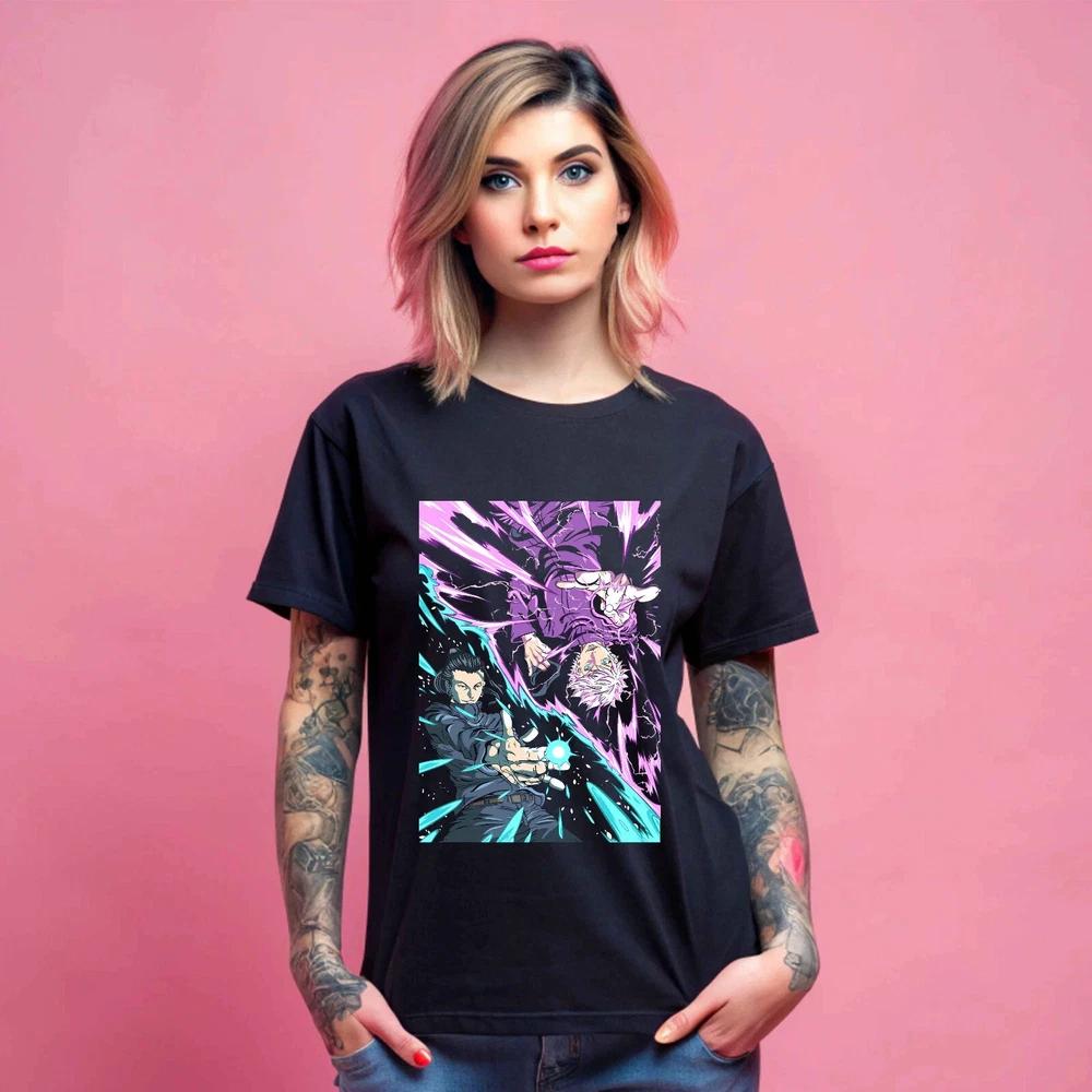Anime Jujutsu Kaisen Geto Suguru Gojo Black T Shirt S