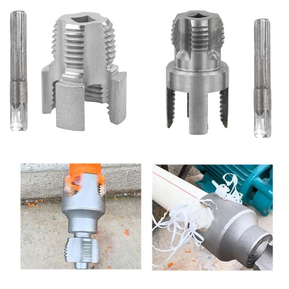 2PCS 20mm 25mm PPR Water Pipe Internal Thread Opener For PVC Plastic Pipe Thread Tap Hand Electric Drills Hand Tools