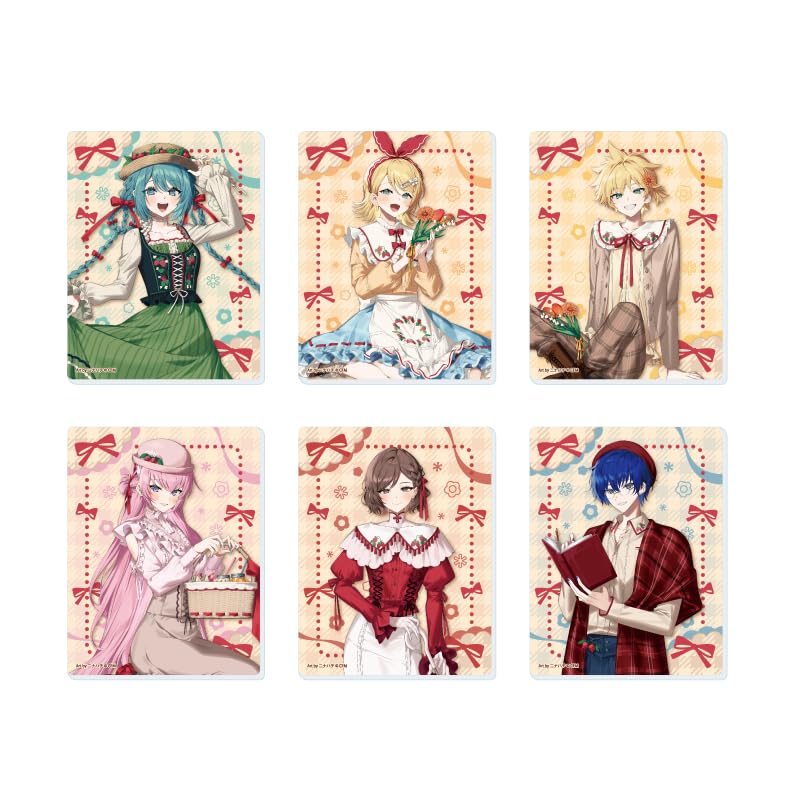 

Персонажи Piapro 03 Пикник версия. [Оригинальная иллюстрация] Акриловый кейс для карт, 6 шт.