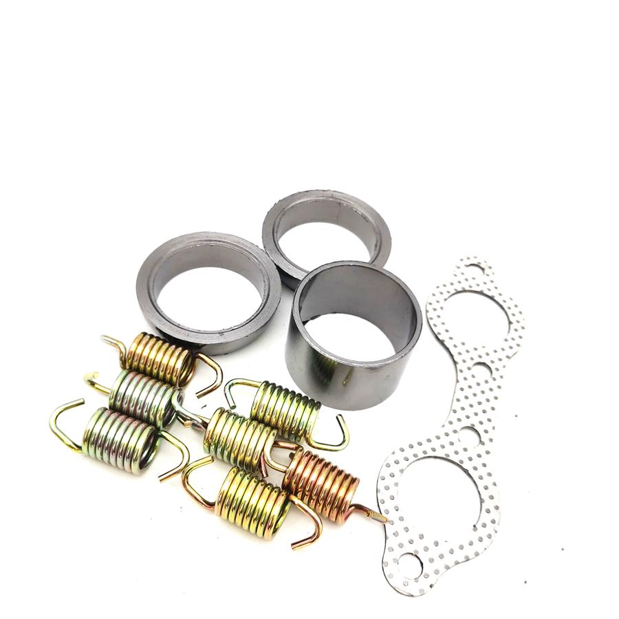 Exhaust Muffler Pipe Gasket and Spring Rebuild Kit For Polaris RZR 800 2008-2010
