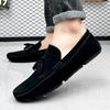 Fashion Size 48 Loafers Men Casual Shoes Tassel Brogue Big Size Driving Shoes Men Loafers Moccasins Breathable Slip on Loafers for Men