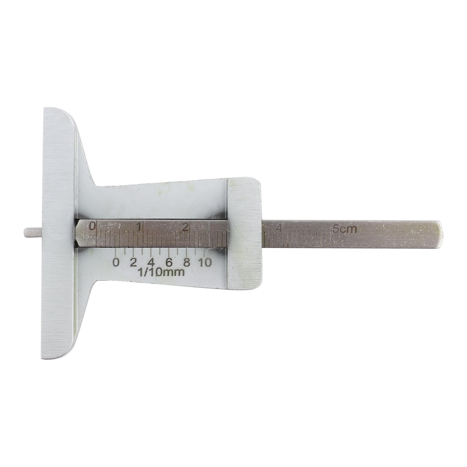 

Stainless Steel Tyre Tire Depth Gauge Meter Caliper for Car Truck Motorcycle 0‑10mm