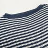 Off The Shoulder Striped Sweater Women Autumn Winter Fashion Loose Soft Neckline Casual Knitted Sweaters