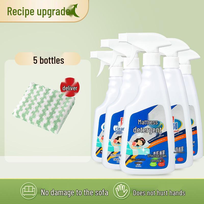 Household Cleaning Set: Furniture Cleaner, Stain Remover, Glass Descaling Spray