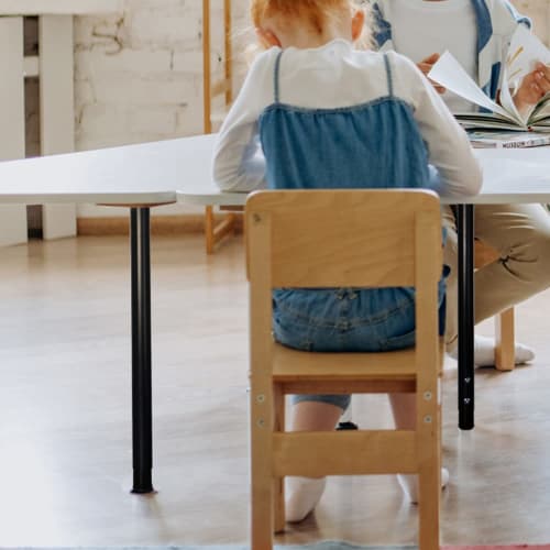 QLLY Extendable Table Legs, Round Iron Pipe, Height Adjustable, 4.2cm Diameter, Durable and Heavy-Duty, for DIY Furniture, Chair Legs, Replacement Leg