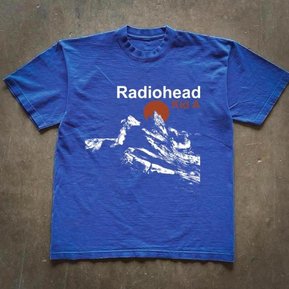 Retro Radi0head KID A Graphic Unisex Tee S5XL Unisex T-Shirt XXL
