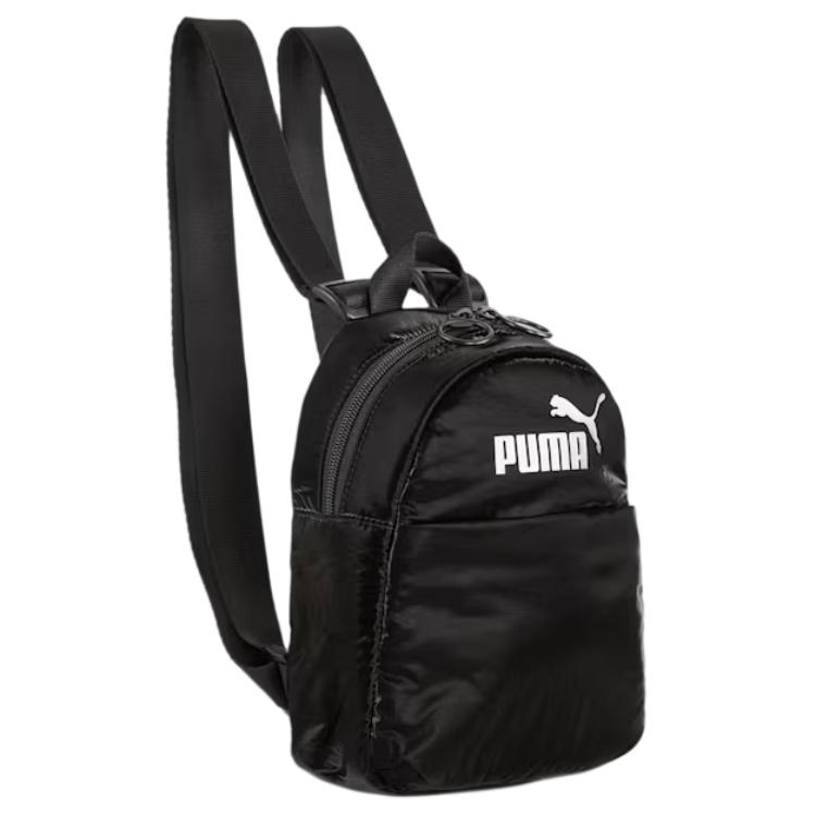 Puma Core Up Brand Print Fashion Mini Backpack Unisex Backpack Black 090652-01 Black