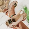 Women'S Summer Lightweight - Adjustable Strap & Ankle Strap, Peep Toe French Heel,Comfortable Dress Shoes for Casual & Formal Occasions, Strappy Shoes