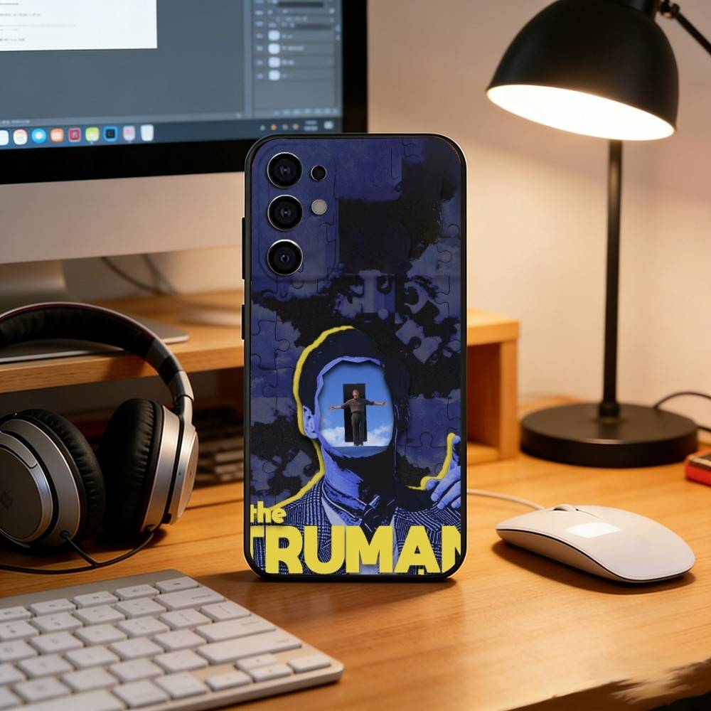 The Truman Show Phone Case For Samsung S25,S24,S21,S22,S23,S30,Ultra,S20,Plus,Fe,Soft Silicone Black Cover