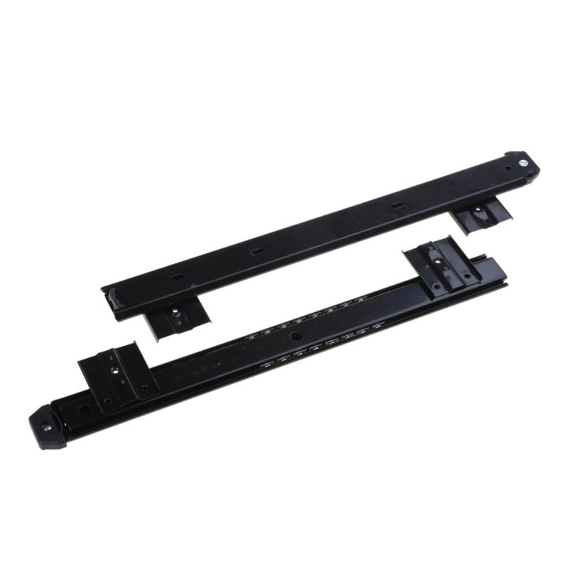 2Pcs Computer Keyboard Drawer Tray Accessories Heavy Duty Ball Bearing Slides