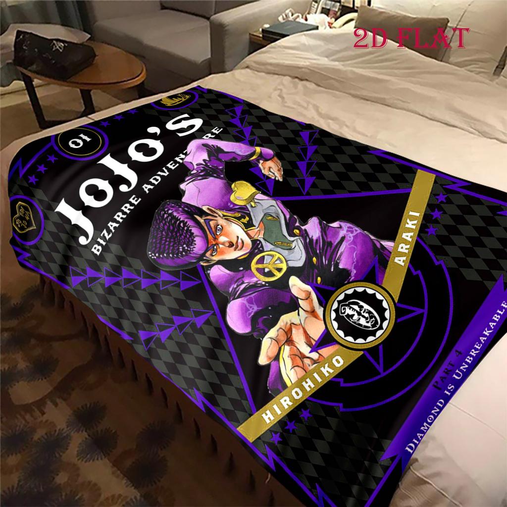 JoJo's Bizarre Adventure: Stardust Crusaders blanket Suitable for all seasons Soft and comfortable bedroom Digital printing Air conditioning blanket