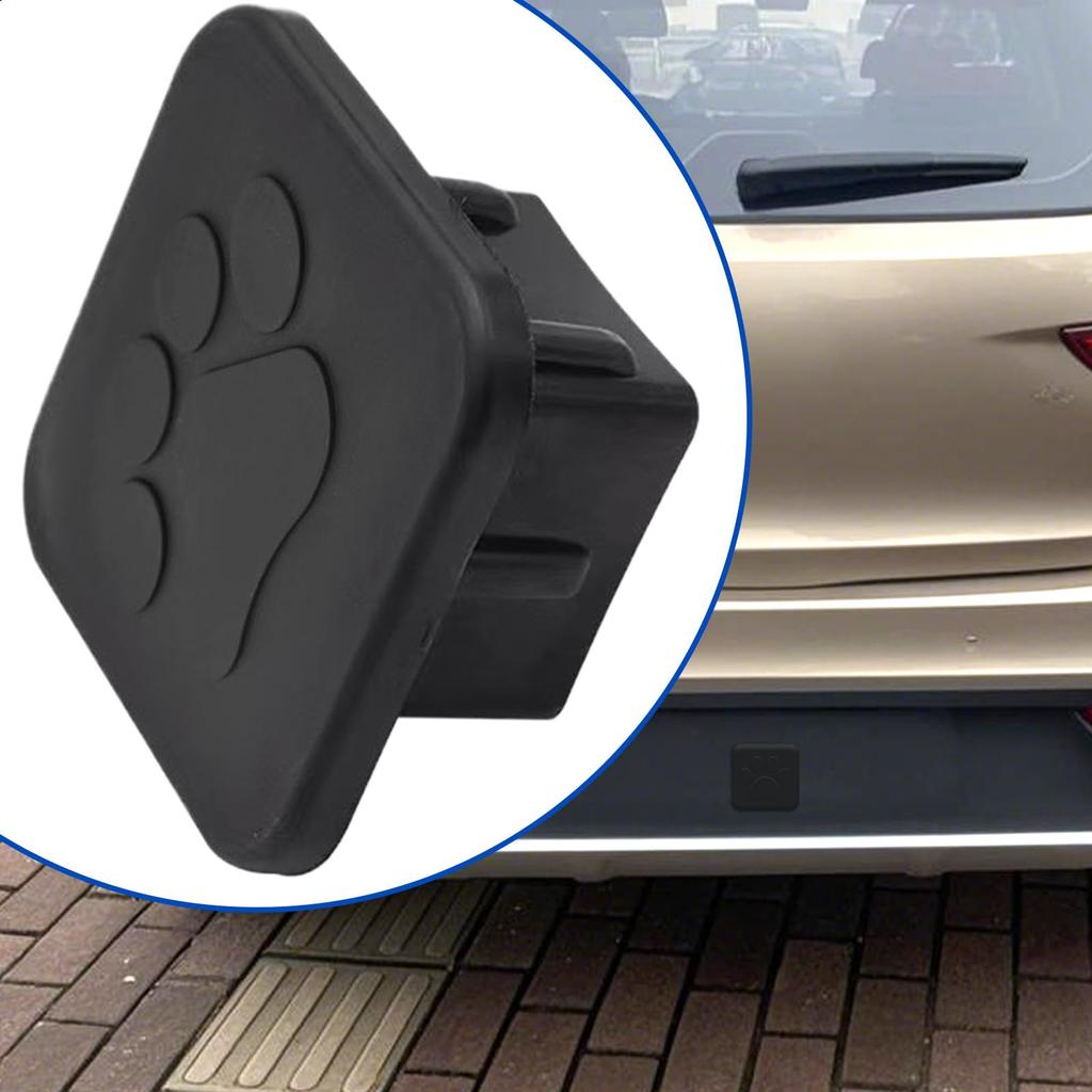 lisutupode Trailer Hitch Cover 8x8cm Silicone Hitch Member Cover Dustproof