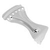 Guitar Tailpiece 6 String Bridge Alloy Easy Tuning Instrument Accessory for Maintenance Silver
