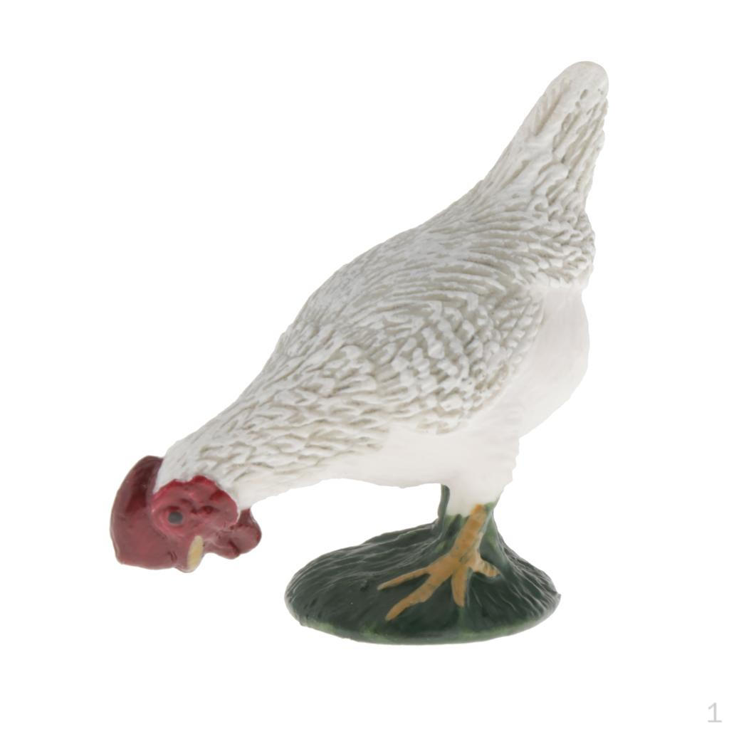 

Фигурка животного Садовая скульптура Декор Статуя (Верблюд Заяц) White Cock