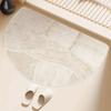 VIKAMA Simple Cream Style Half-Circle Carpet Anti-Slip Cooling Home Decoration Entry Hall Mat Bedroom Entrance Floor Mat