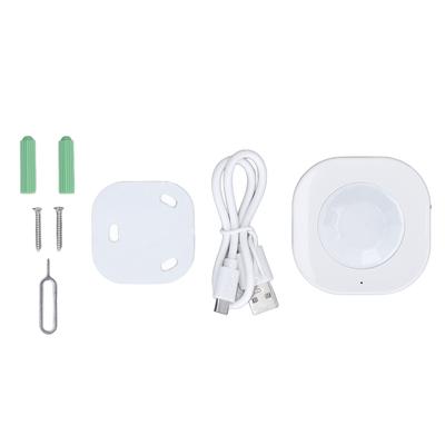 Smart Motion Sensor Square Battery Powered WiFi Infrared Body Sensor with Mobile APP Alarm for Home