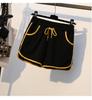2025 Damen Sommer Zweiteiler im koreanischen Stil: Kurzarm-Top & Lässige Shorts - Trendig & Vielseitig für Studentinnen.