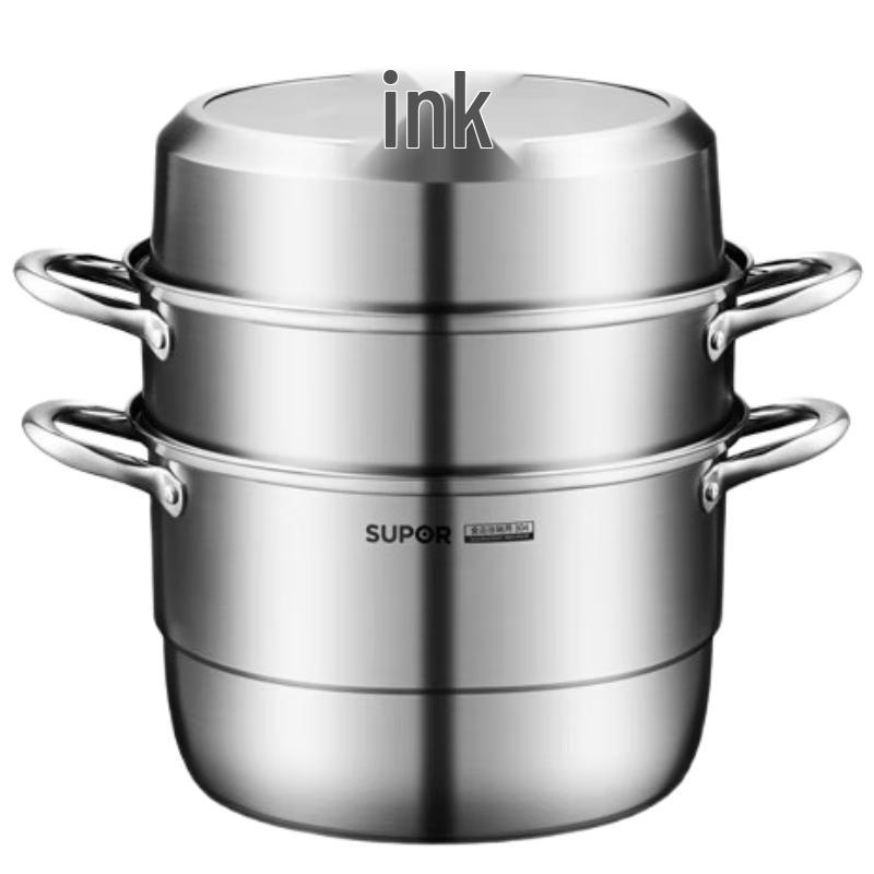 Supor 32cm 3-Tier 304 Stainless Steel Steamer