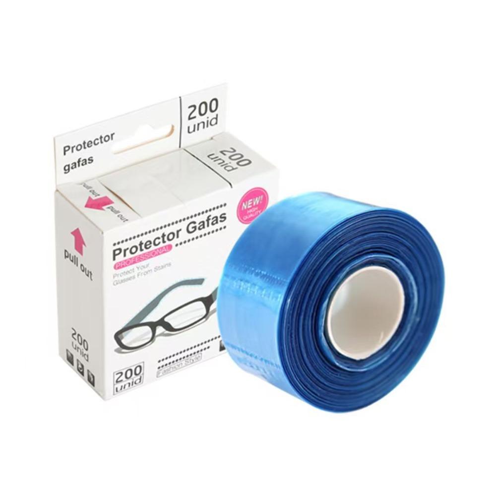 

200Pcs/Box Anti-slip Disposable Glasses Leg Sleeves Anti-Staining Hair Coloring Protector Barber C