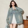 ET BOITE Women's Casual Denim Jacket