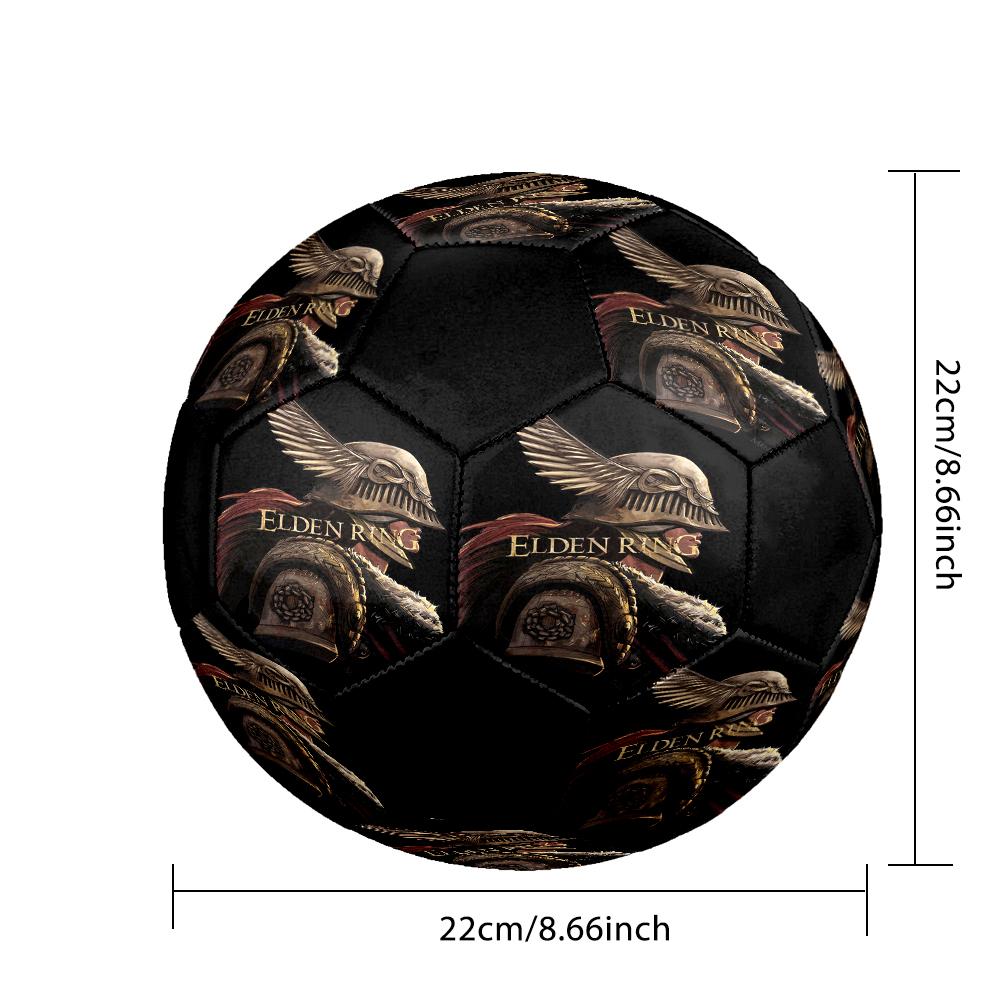 Elden Ring Indoor Soccer Ball Colorful Machine Stitched PVC Size 5 Team Training Competition Ready Durable High-Bounce Cool Sports Gift