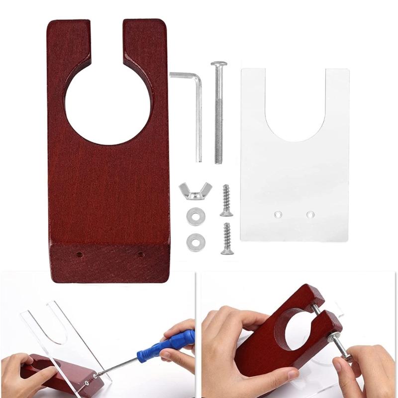 Carpet Trimmer Holder Base Rug Tufting Shearing Guide Wood Rug Tufting Carver Holder Base Carpet Trimmer Bracket