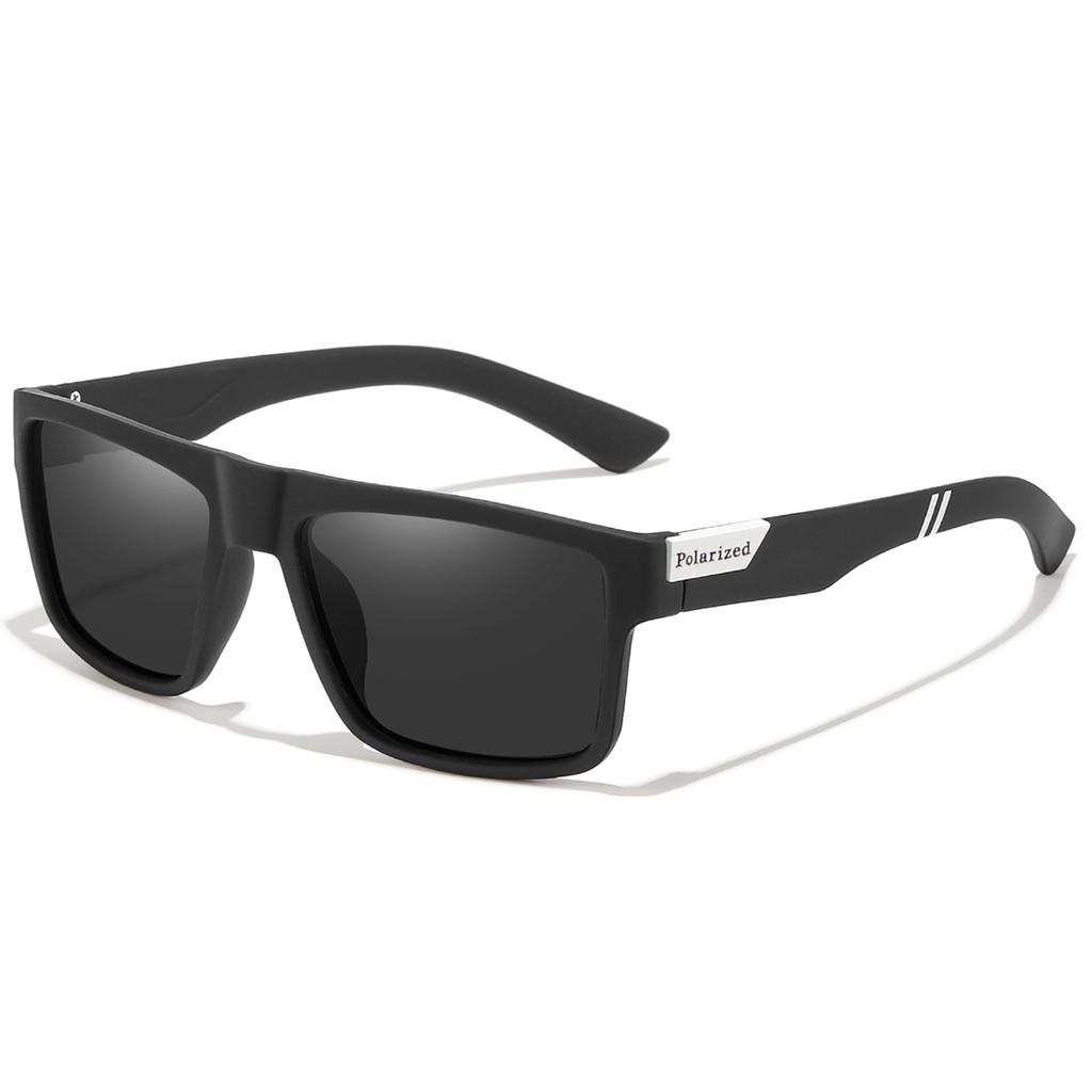 Polarized Sunglasses for Men and Women Classic Square Frame Glasses for Driving Fishing and Golf Unisex