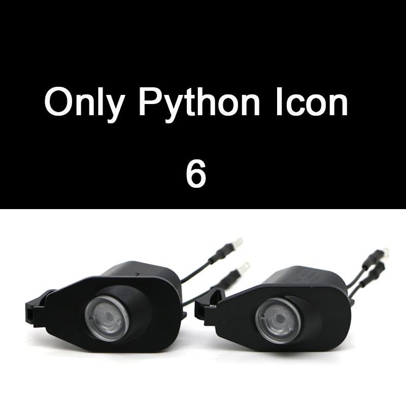 For Ford Mustang 2013-2022 Side Rearview Mirror Welcome Icon Lights HD LED Projector Ghost Shadow Lamp Modification Never Fade