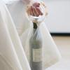 Handmade Luxury Insulated Red Wine Bag with Czech Diamond Design