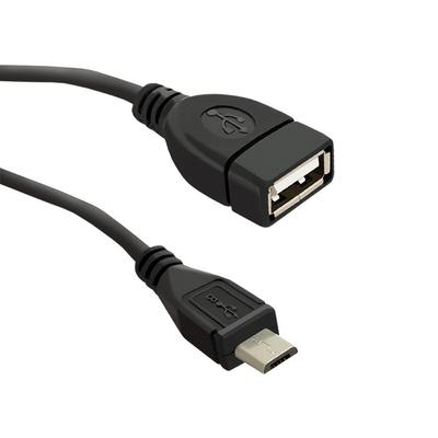 Qoltec Kabel USB OTG 2.0 A Żeński | Micro USB B Męski | 0.2m