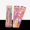 50pcs Thicken Ziplock Bags Resealable Opp Bags Holographic Laser Color Plastic Pouch for Jewelry Display Packaging Storage Bag