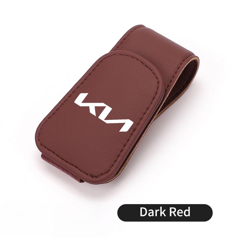 CNR2 For KIA Car Sunglasses Holder Magnetic Portable Ticket Card Clip Auto Accessories K5 K2 Optima Soul Spectra Niro Cadenza Sephia