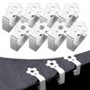 8pcs Stainless Flower Tablecloth Clip Wedding Picnic Table Cover Clip Anti-Slip Tablecloth Clips Heavy Duty Tablecloth Clips
