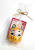 Waraku Fuuka Lucky Charm Daruma Doll Set of 7 Colors Feng Shui Auspicious Protection Against Evil White of 7 - Daruma, Charm, - Red, Yellow, Pink,