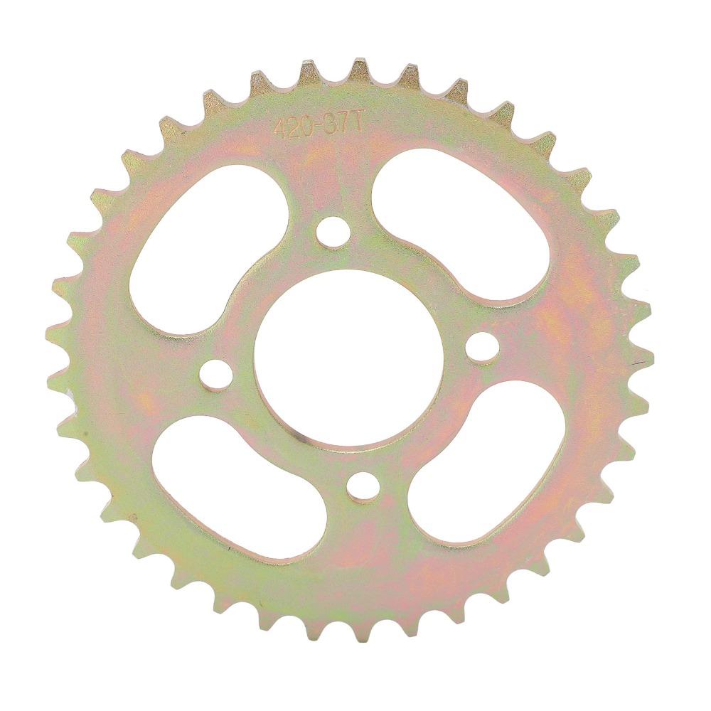 420 37T Motorcycle Chain Sprocket Cog ID 48mm Motorbike Rear Sprocket  ATV Quad Bike