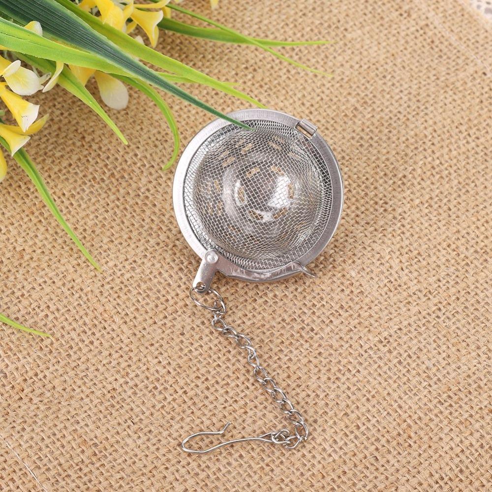 2PCS Set Stainless Steel Mesh Stainless Steel Strainer Reusable Tea Diffuser  Tea Brewing