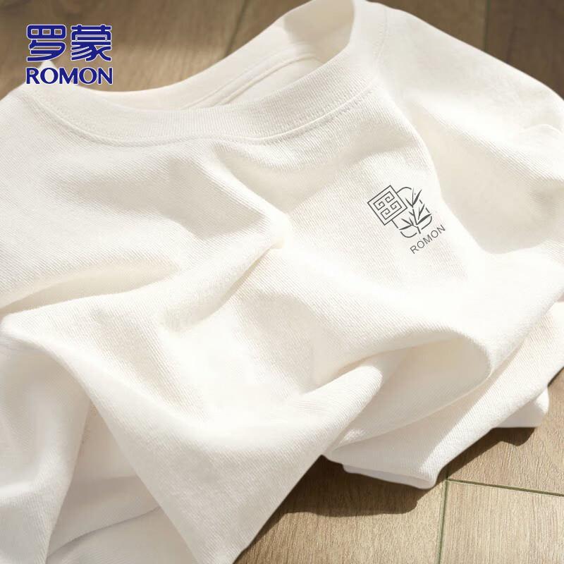 ROMON Men s Lightweight Pure Cotton Short Sleeve T-Shirt XL