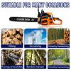20 Inch Gas Chainsaw, 58CC 2-Stroke Gas Powered Chainsaw, Handheld Cordless Chainsaw, High-Power Logging Saw for Wood Cutting and Tree
